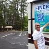 Falling Waters, FL (Just west of Tallahassee) There is a 73' low waterfall here.  It starts at ground level and falls into a sink hole.